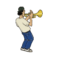 Ari Trumpet Sticker