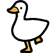 Bird Duck Sticker