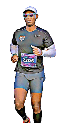 Ironman Running Sticker by eBibs