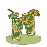 Cheers Drinks Sticker by OM Scott and Sons