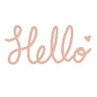 Heart Hello Sticker