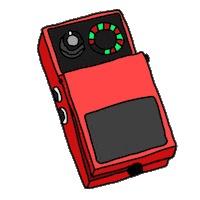 Electric Guitar Sticker by sapitamusic
