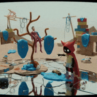 Red Hood Walking GIF by G*BOY