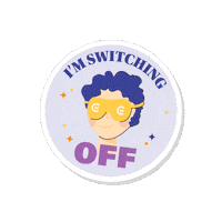 Sleep Switch Off Sticker by Emma Mattress