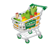 Carrinho Sticker by Irani Supermercados