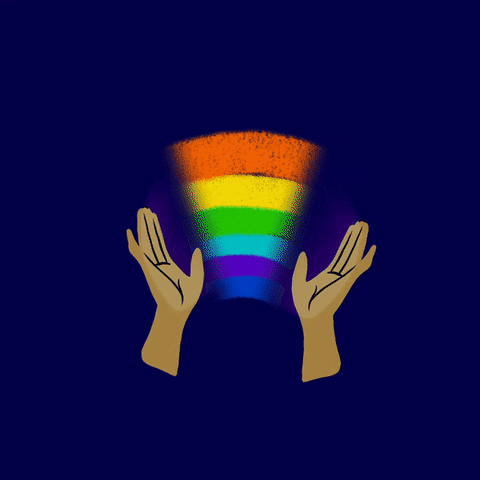 Rainbow Imagine GIF by INTO ACT!ON