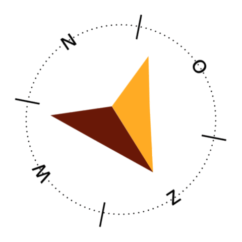 Kompas Sticker by By Jarmusch