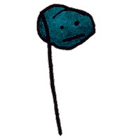 VanGoose weird stick figure parallel universe post-truth Sticker