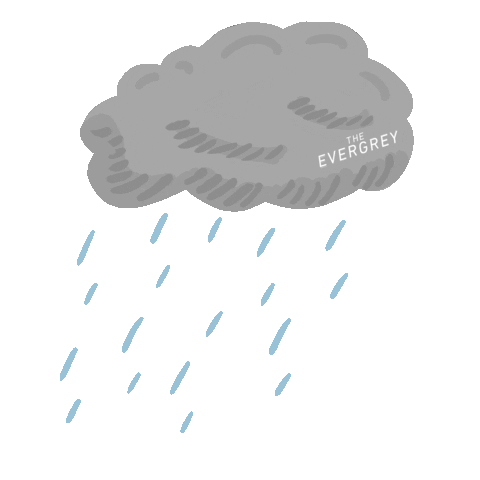 Evergrey giphyupload rain cloud seattle Sticker