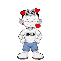 Im Back Sticker by Zhot