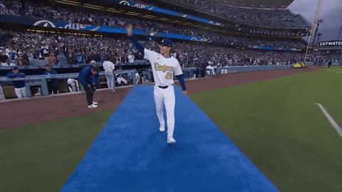 Celebrate Los Angeles Dodgers GIF by MLB