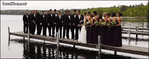 wedding picture fail GIF