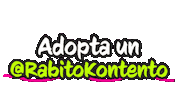 Adopta Sticker by RabitoKontento