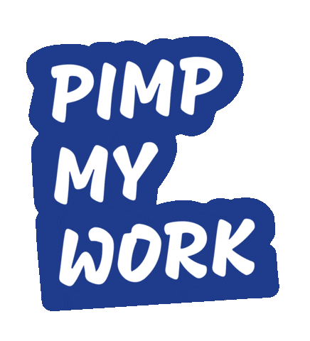 Pimpmywork Sticker by Pangramma