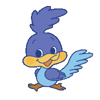 Zooming Road Runner Sticker by Looney Tunes