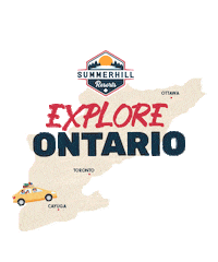 summerhillresorts summer vacation camping toronto Sticker