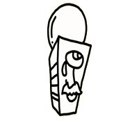 Doodle Lsd Sticker by Dan Flow Art