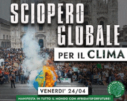 FridaysForFutureItalia climate strike 2404 fridaysforfutureitalia 24 aprile GIF