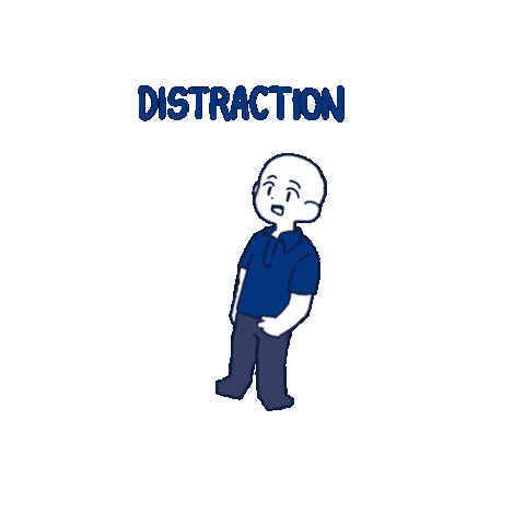 Motivation Looking Away Sticker by ironbrij