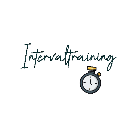 Intervaltraining Running Sticker