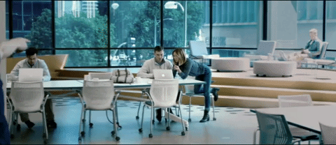 coworking cross campus GIF