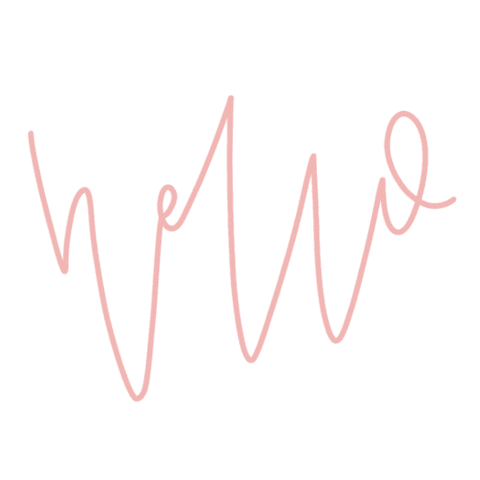 pink hello Sticker by lefty.script