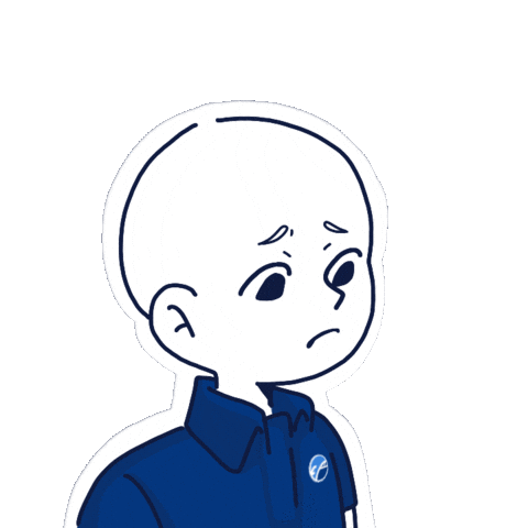 Lonely Sadness Sticker by ironbrij