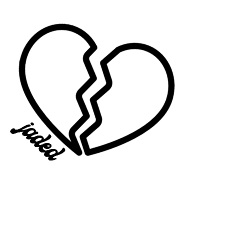 Black Heart Sticker by Kaash Paige