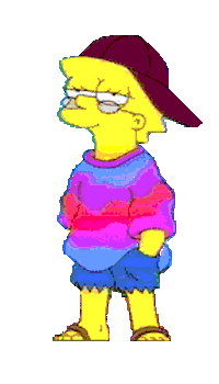 simpsons STICKER