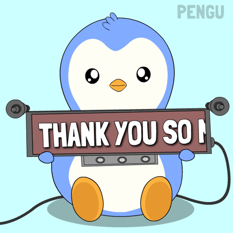 Thank You So Much GIF by Pudgy Penguins