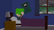 kyle broflovski bed GIF by South Park 