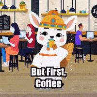 Coffee Trending Topics GIF by Llamaozi