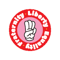 teeeti equality democracy liberty fraternity Sticker