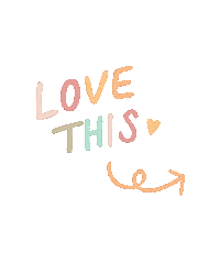 mailinhstudio love heart here lovethis Sticker