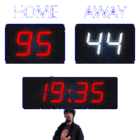 44 Away Sticker
