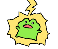 Electric Shock Drawing Sticker