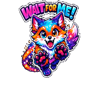 Wait For Me Waiting Sticker