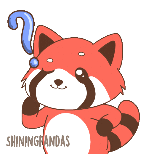 Red Panda What Sticker