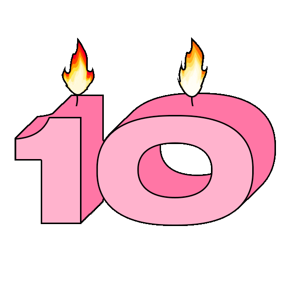 birthday flame Sticker by Missguided