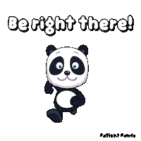 Panda Coming Sticker by VeeFriends