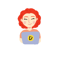 Study Typing Sticker by RevoU