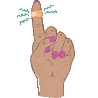 Band-Aid Hand Sticker by Art Gallery Fabrics