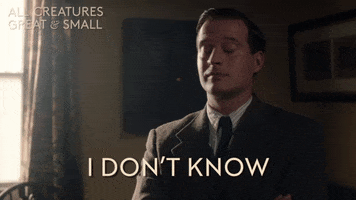I Dont Know No Idea GIF by All Creatures Great And Small