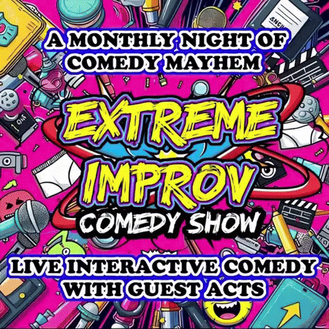 Comedy Show Improvisation GIF by Extreme Improv