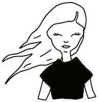 Girl Pflaster Sticker by zartmintdesign