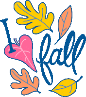 Leaves I Love Fall Sticker by Bath & Body Works