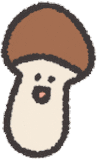 Mushroom 강원도 Sticker