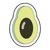 Fruit Avocado Sticker