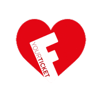 Heart Love Sticker by Fyourticket