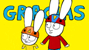 Gracias Agradecer GIF by Simon Super Rabbit